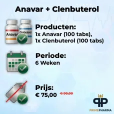 Anavar + Clenbuterol - Vrouwen