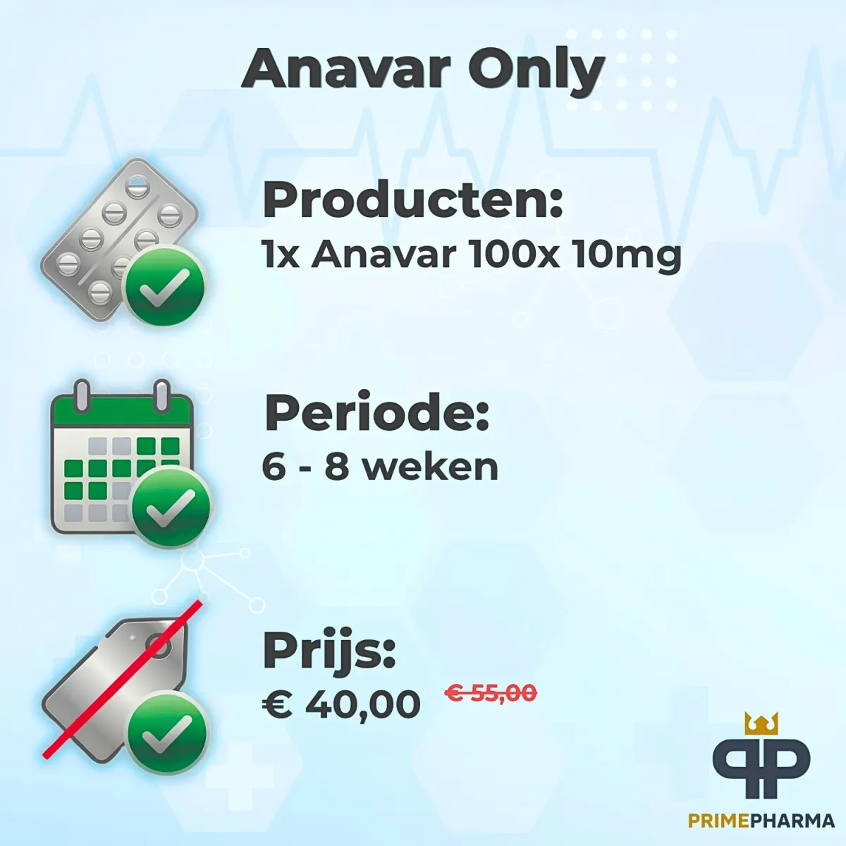 Anavar Only - Vrouwen