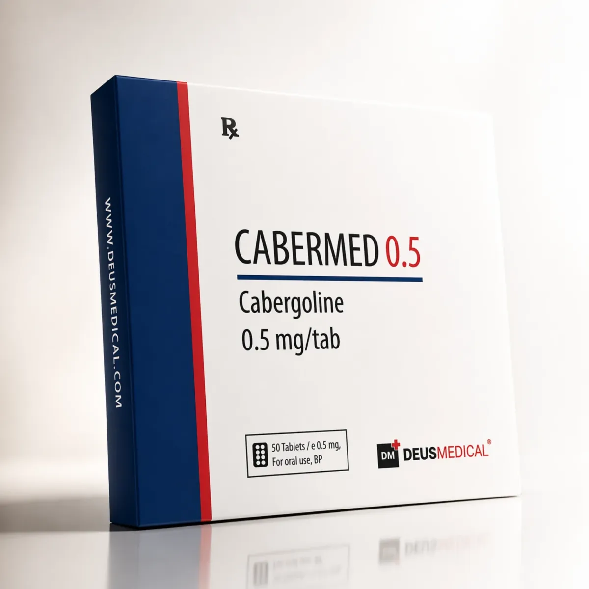 Cabergoline 50x 0.5mg