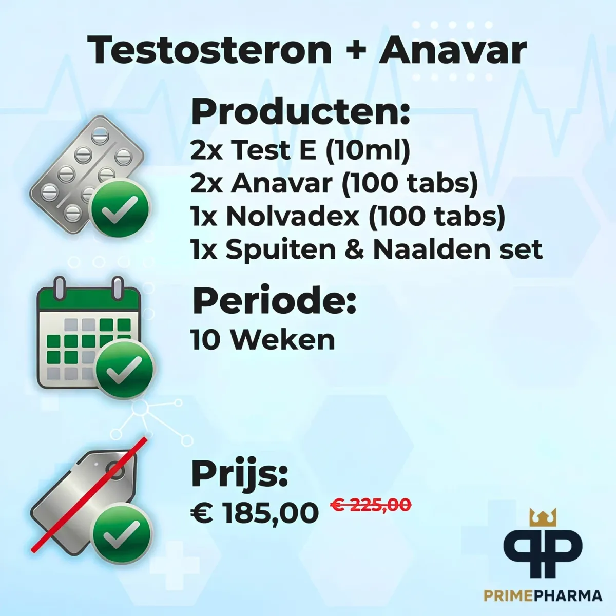 Test E + Anavar - Cycle