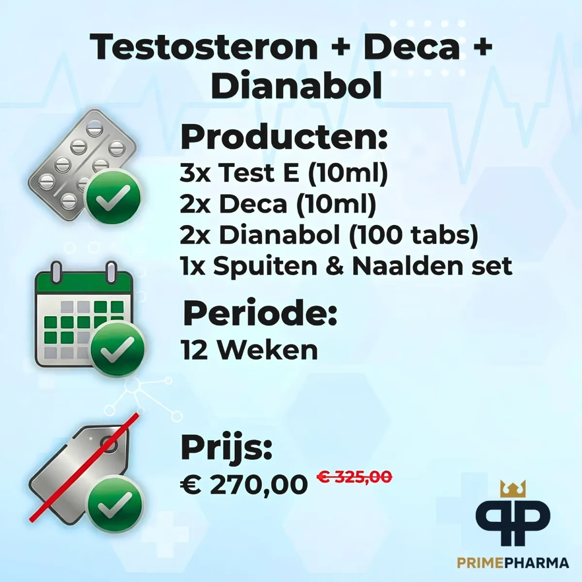 Test E + Deca + Dianabol - Cycle
