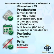 Test E + Tren E + Winstrol + Clenbuterol + T3 - Cycle Test E + Tren E + Winstrol + Clenbuterol + T3 - Cycle