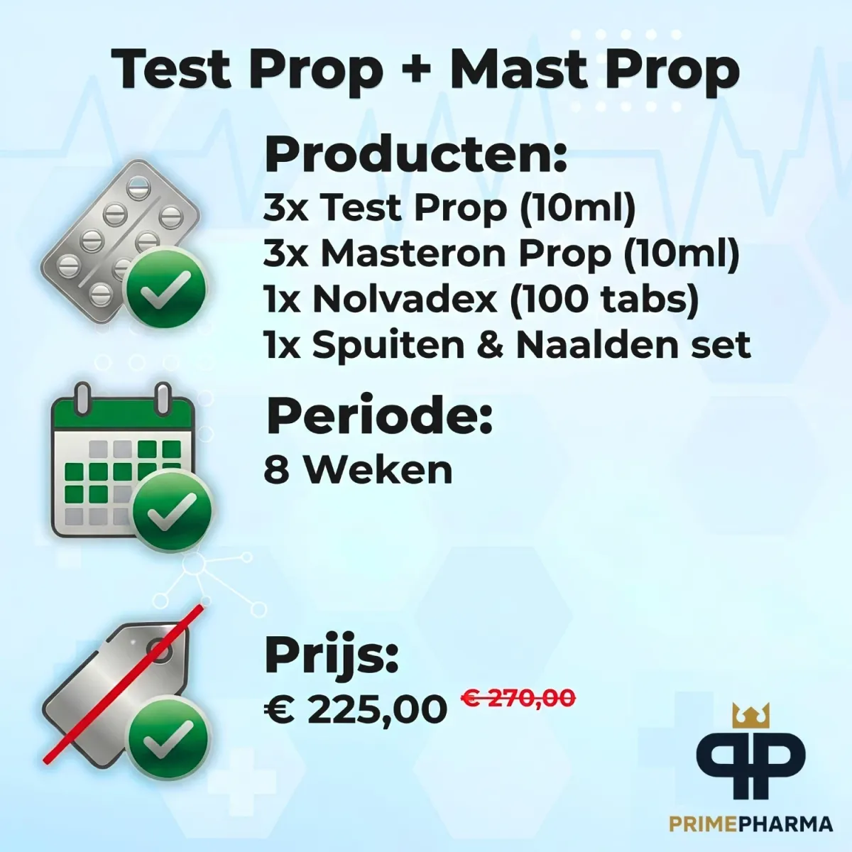 Test P + Mast P - Cycle