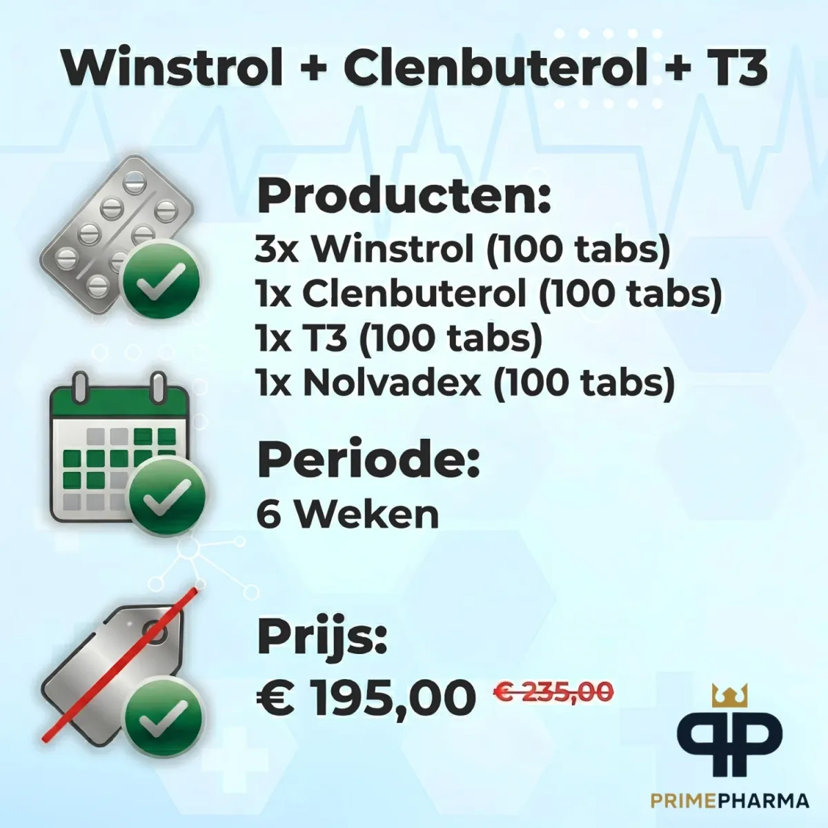 Winstrol + Clenbuterol + T3 - Cycle